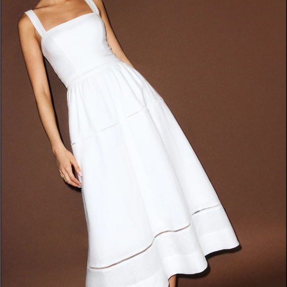 Reformation Dresses & Skirts - Reformation White Everett Midi Dress